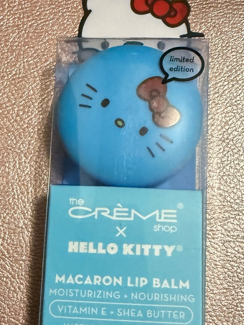 The Crème Shop x Hello Kitty Blue Macaron Lip Balm - Limited Edition
